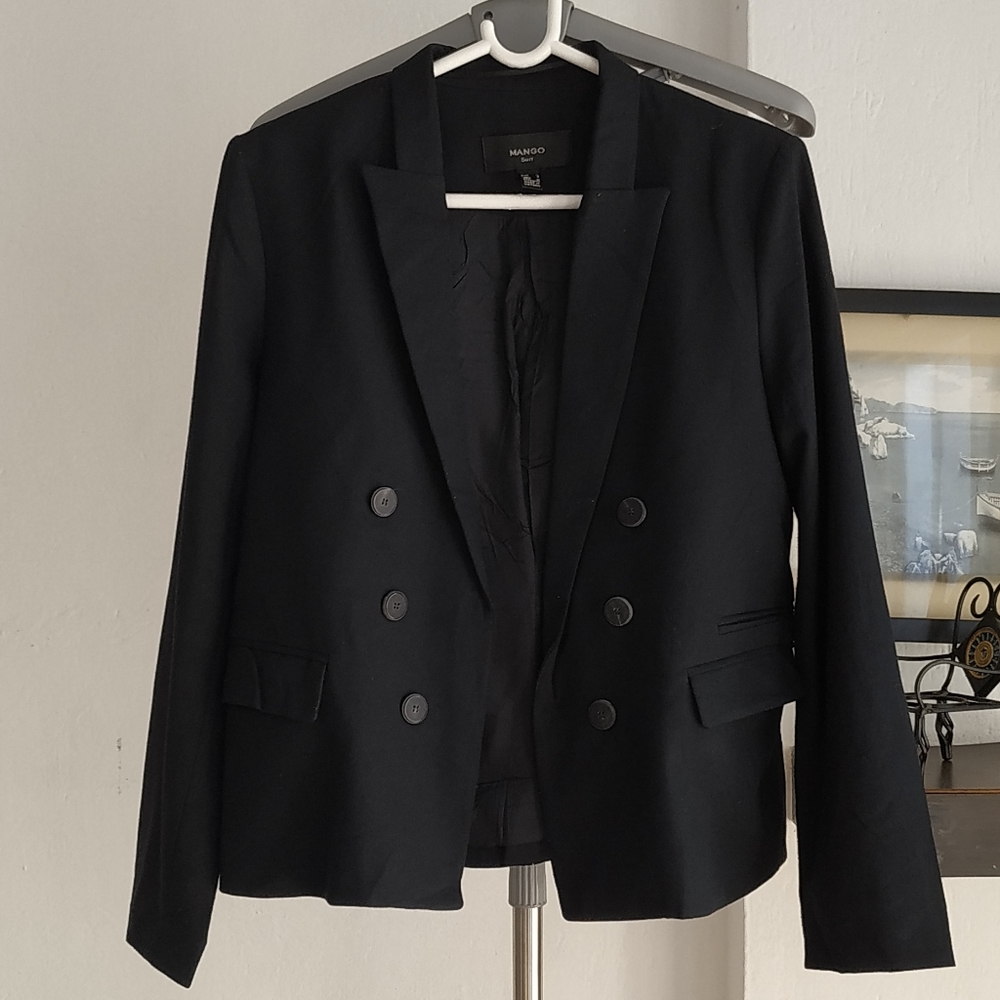 Mango Suit Blazer Black - Picture 16 of 17
